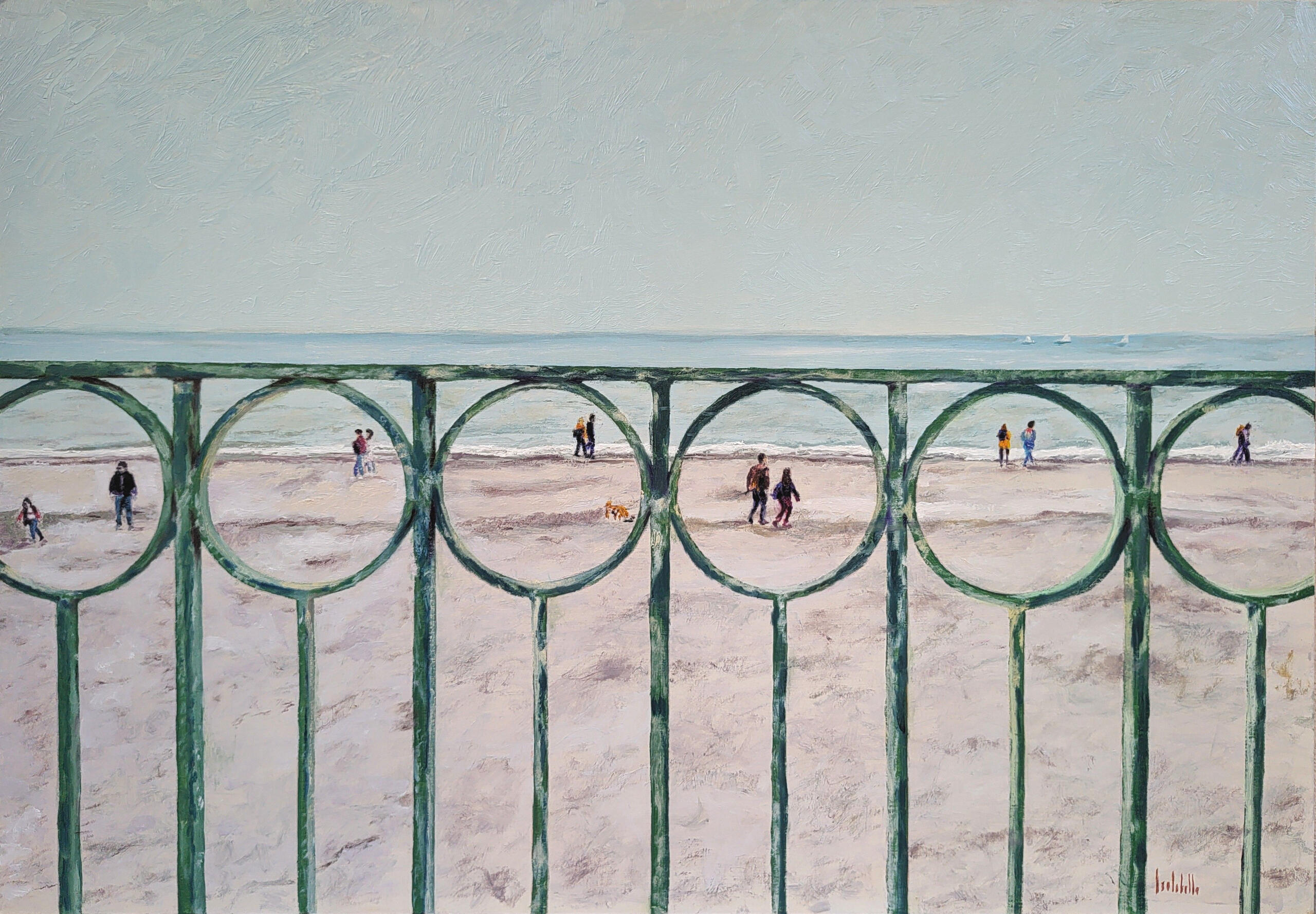 🔴 CERCHI DI VITA - 70x50 oil on board