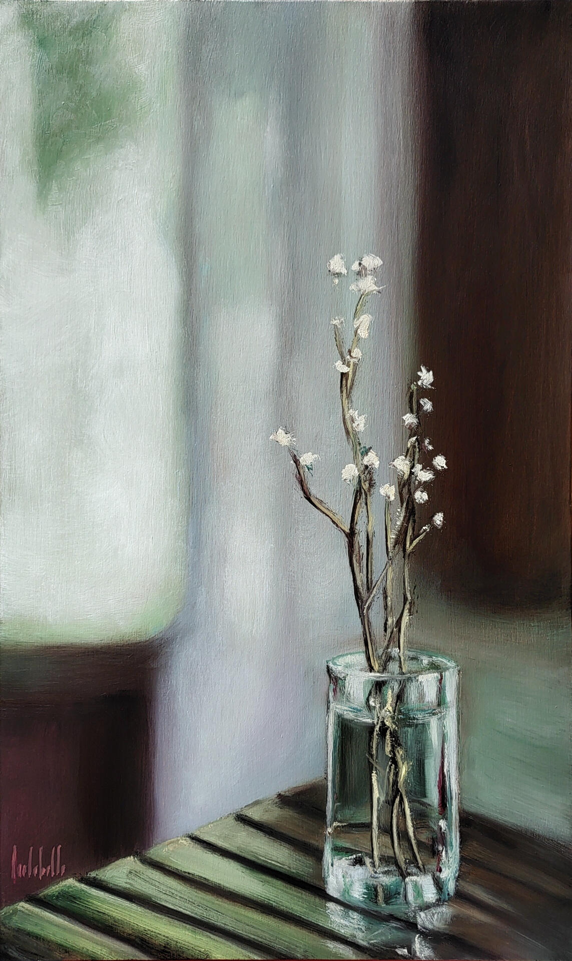 🔴 SIMPLICITY IN LIGHT - Oil on board 30x50cm