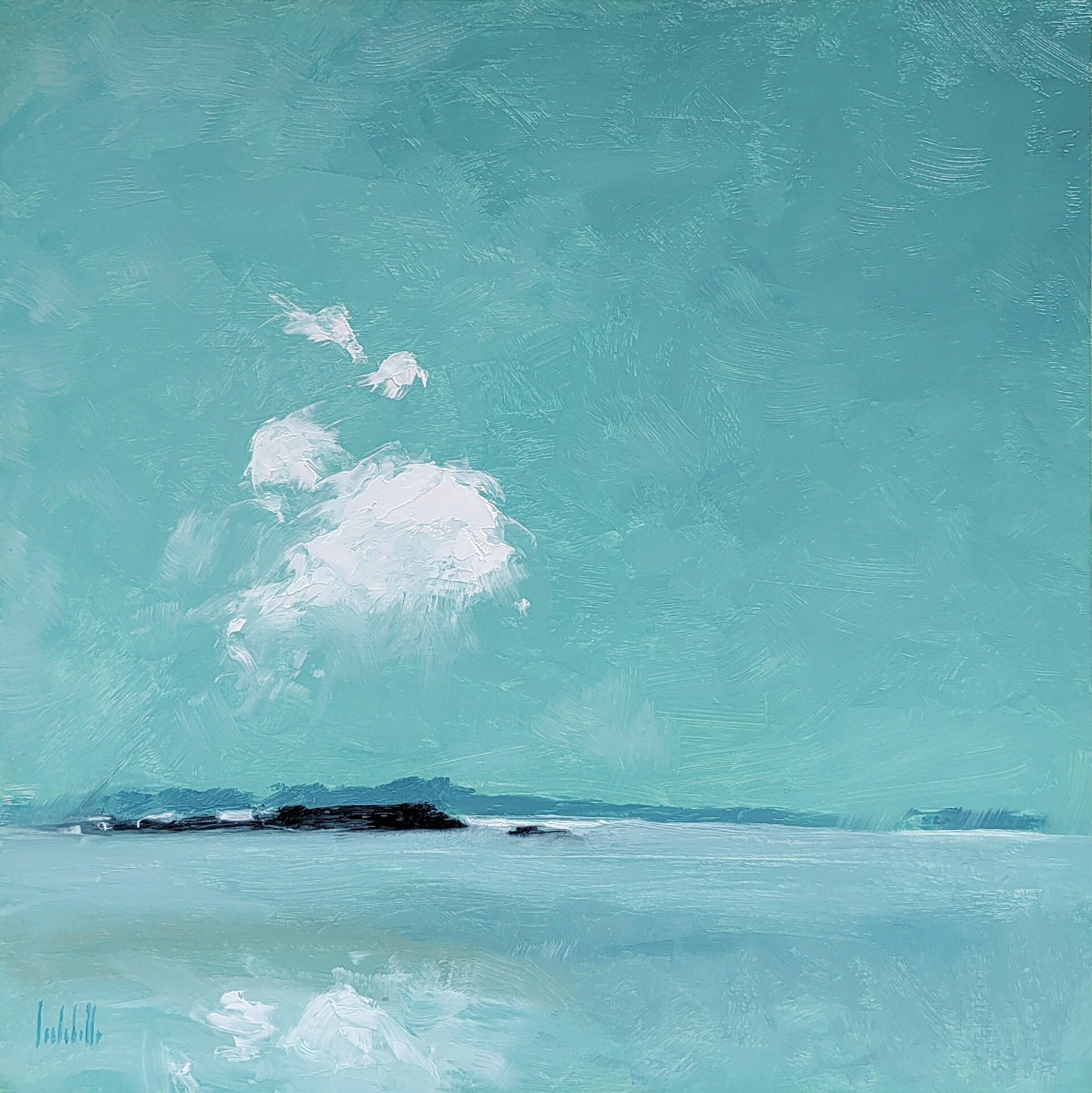 EVANESCENZE - Oil on board 40x40cm